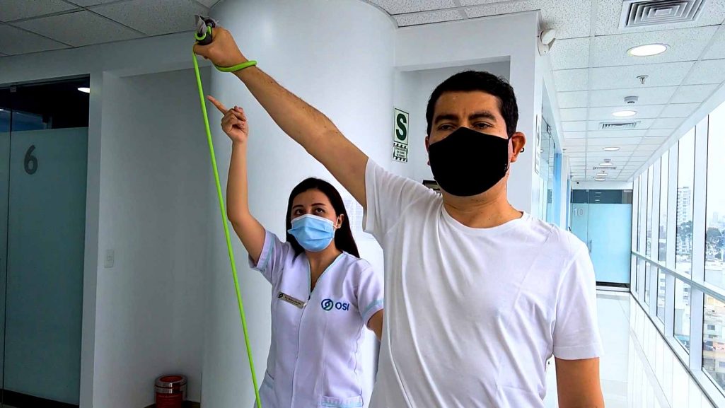 Tratamiento de fisioterapia en OSI